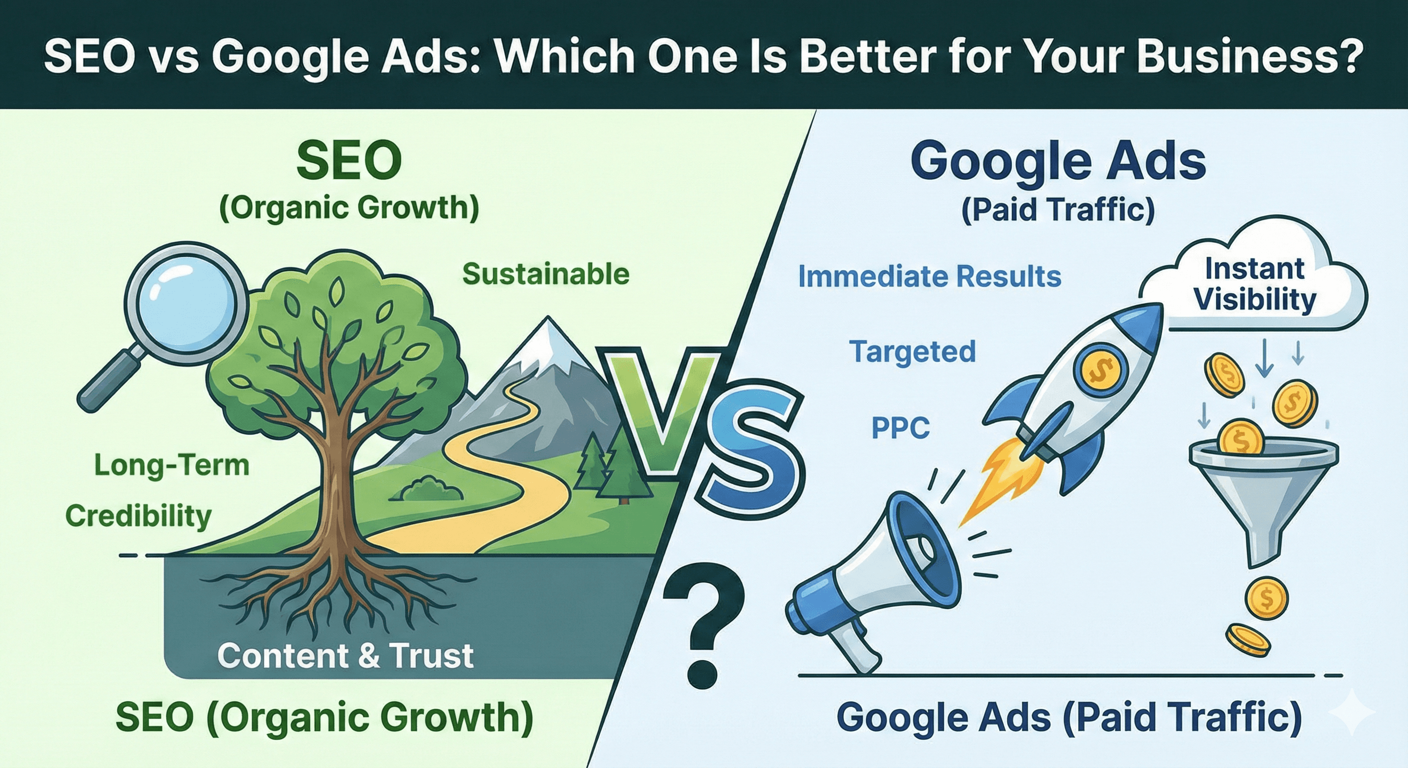 SEO vs Google Ads: Which One Is Better for Your Business?